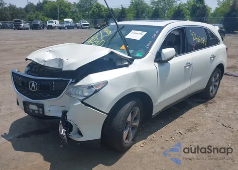 2015 Acura Mdx z USA, uszkodzony, nr VIN 5FRYD4H28FB016816